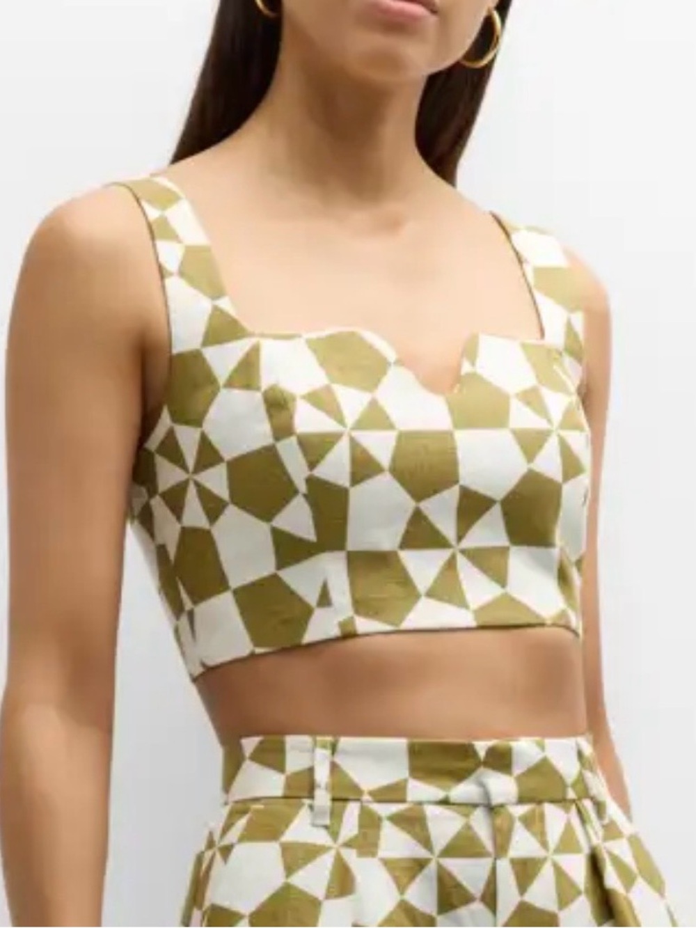 Mara Hoffman Jini Hemp Sleeveless Crop Top